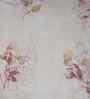 Peach Floral Print 300 TC Cotton King Size Bed Sheet with 2 Pillow Covers Sensory Bloom Collection