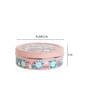 Peach Floral Steel Spice Box