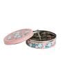 Peach Floral Steel Spice Box
