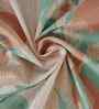 Peach Fruit Print 200 TC Cotton Single Bed Sheet with 1 Pillow Cover Sensory Bloom Collection