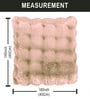 Peach Fur Super Soft 16x16 Cushion Cover