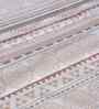 Peach Geometric Print 144 TC Cotton King Size Bed Sheet with 2 Pillow Covers Sensory Bloom Collection