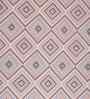 Peach Geometric Print 144 TC Cotton Single Bed Fitted Sheet with 1 Pillow Cover Sensory Bloom Collection