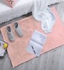 Peach Polyester 18x30 Inches Super Soft Bath Mat