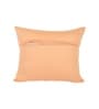 Peach Polyester Solid 16x16 inches Cushion Covers (Set of 3)