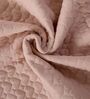 Peach Polyester Solid 200 GSM Double Bed Comforter