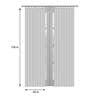 Peach Polyester Solid 9 Ft Blackout Eyelet 2 Door Curtains