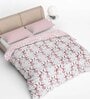 Peach Pure Cotton Printed 150 GSM Single Bed AC Room Dohar