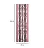 Pink Traditional Polyester 5 Ft Semisheer Eyelet Window Curtains (Set of 2)