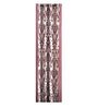 Pink Floral Polyester 7 Ft Semisheer Eyelet Door Curtains (Set of 2)