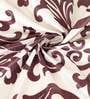 Pink Floral Polyester 9 Ft Semisheer Eyelet Door Curtains (Set of 2)