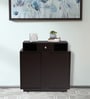 Peach Shoe Cabinet in Wenge Finish