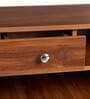 Peach Shoe Cabinet in Exotic Teak Finish