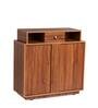 Peach Shoe Cabinet in Exotic Teak Finish