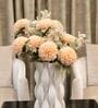 Peach Silk Chrysanthemums Silk Bunch Single Stem Flower