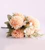 Peach Silk Chrysanthemums Silk Bunch Single Stem Flower