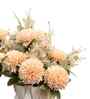 Peach Silk Chrysanthemums Silk Bunch Single Stem Flower