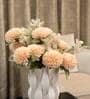 Peach Silk Chrysanthemums Silk Bunch Single Stem Flower