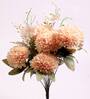 Peach Silk Chrysanthemums Silk Bunch Single Stem Flower