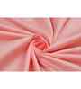 Peach Solid 144 TC Cotton King Fitted Bedsheet Bedsheet 2 Pillow Shades Collection