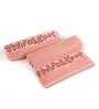 Peach Solid 500 GSM Cotton Bath Towel (Set of 2)