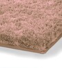 Peach Solid Microfiber 3 X 5 Feet Tufted Carpet