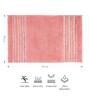 Peach Solid Polyester 32x20 Inches Max Absorbant 1 Bathmat