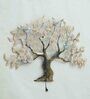 Antar Iron Decorative Tree Wall Art With LED In Gold