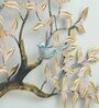 Antar Iron Decorative Tree Wall Art With LED In Gold