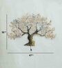 Antar Iron Decorative Tree Wall Art With LED In Gold