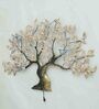 Antar Iron Decorative Tree Wall Art With LED In Gold