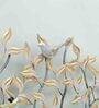 Antar Iron Decorative Tree Wall Art With LED In Gold