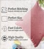 Peach Velvet Solid 16x16 inches Cushion Covers (Pack of 5)