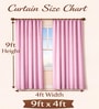 Peach Velvet Solid 9 Feet Blackout Door Curtains Set Of 2