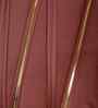 Peach Velvet Striped 16X16 Inches Cushion Covers (Pack of 2)
