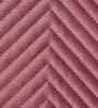 Pink Velvet Zig Zag 55x49 Inches Sofa Throw