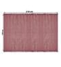 Pink Velvet Zig Zag 55x86 Inches Sofa Throw
