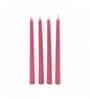 Peach Wax Taper Candles Set Of 4