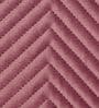 Peach Zig-Zag Velvet 3 Seater Sofa Cover (Pack of 6)