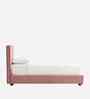 Peachy Dream  Boucle Kids Toddler Bed With Hydraulic Storage In Ivory Colour