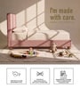 Peachy Dream Kids Twin Bed In Ivory Colour