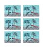 Peacock  Turquoise ( 16 X 12) MDF Placemat (Set of 6)