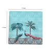 Peacock  Turquoise MDF (Set of 4) Table Coaster Reinvention factory