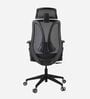 Peacock Breathable Mesh Ergonomic Chair In Black Colour
