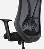 Peacock Breathable Mesh Ergonomic Chair In Black Colour