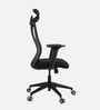 Peacock Breathable Mesh Ergonomic Chair In Black Colour