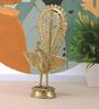 Peacock Gold Brass Showpiece