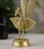 Peacock Gold Brass Showpiece