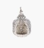 Peacock Jali Cut Silver Metal
Candle Stand