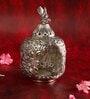 Peacock Jali Cut Silver Metal
Candle Stand